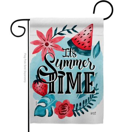 PATIO TRASERO Its Summer Summertime Fun & Sun 13 x 18.5 in. Double-Sided Decorative Vertical Garden Flags for PA3955659